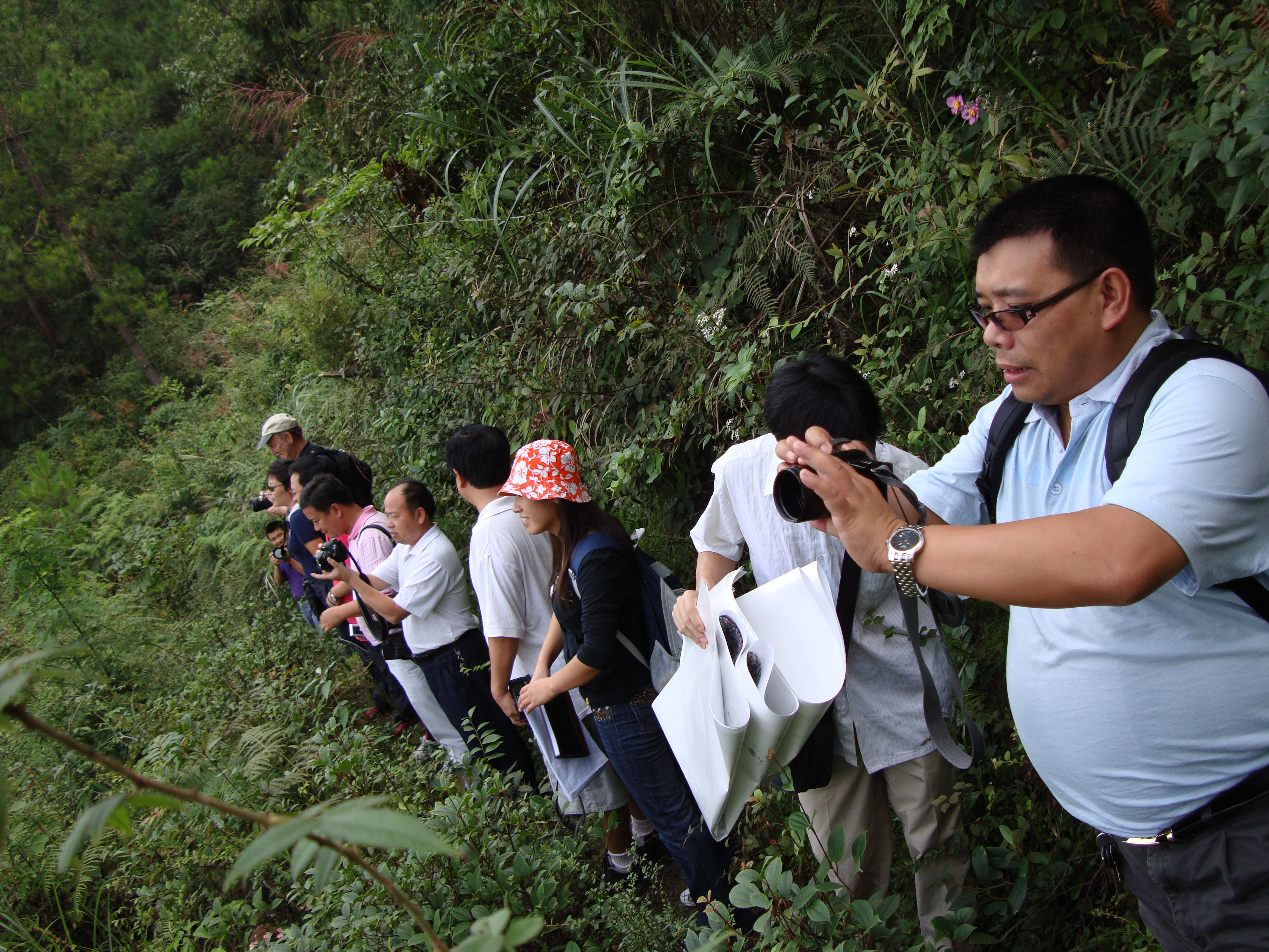 施秉申遗野外考察(图)