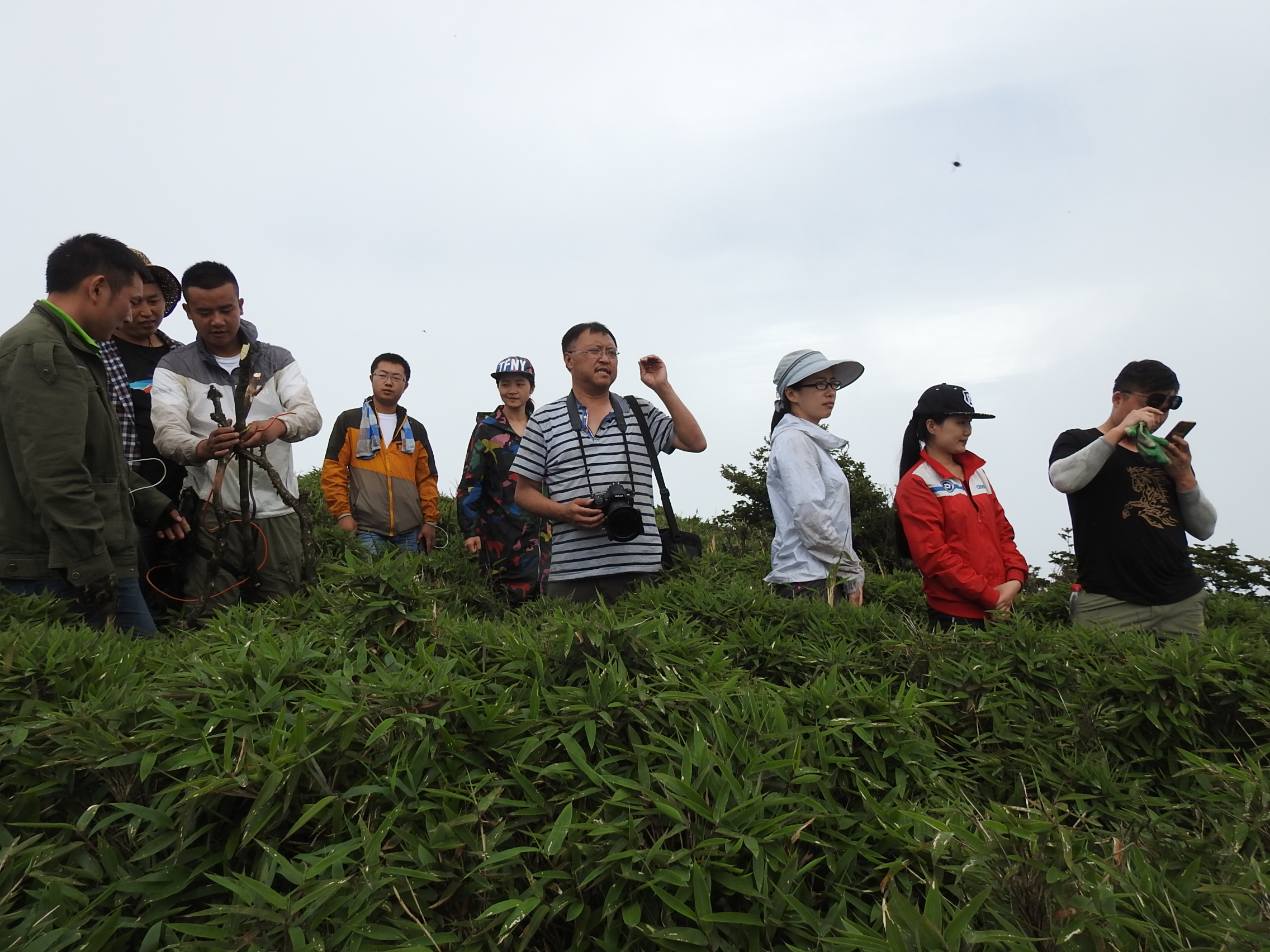 梵净山申遗野外考察